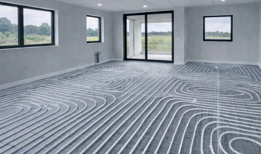 instalacja ogrzewania podlogowego