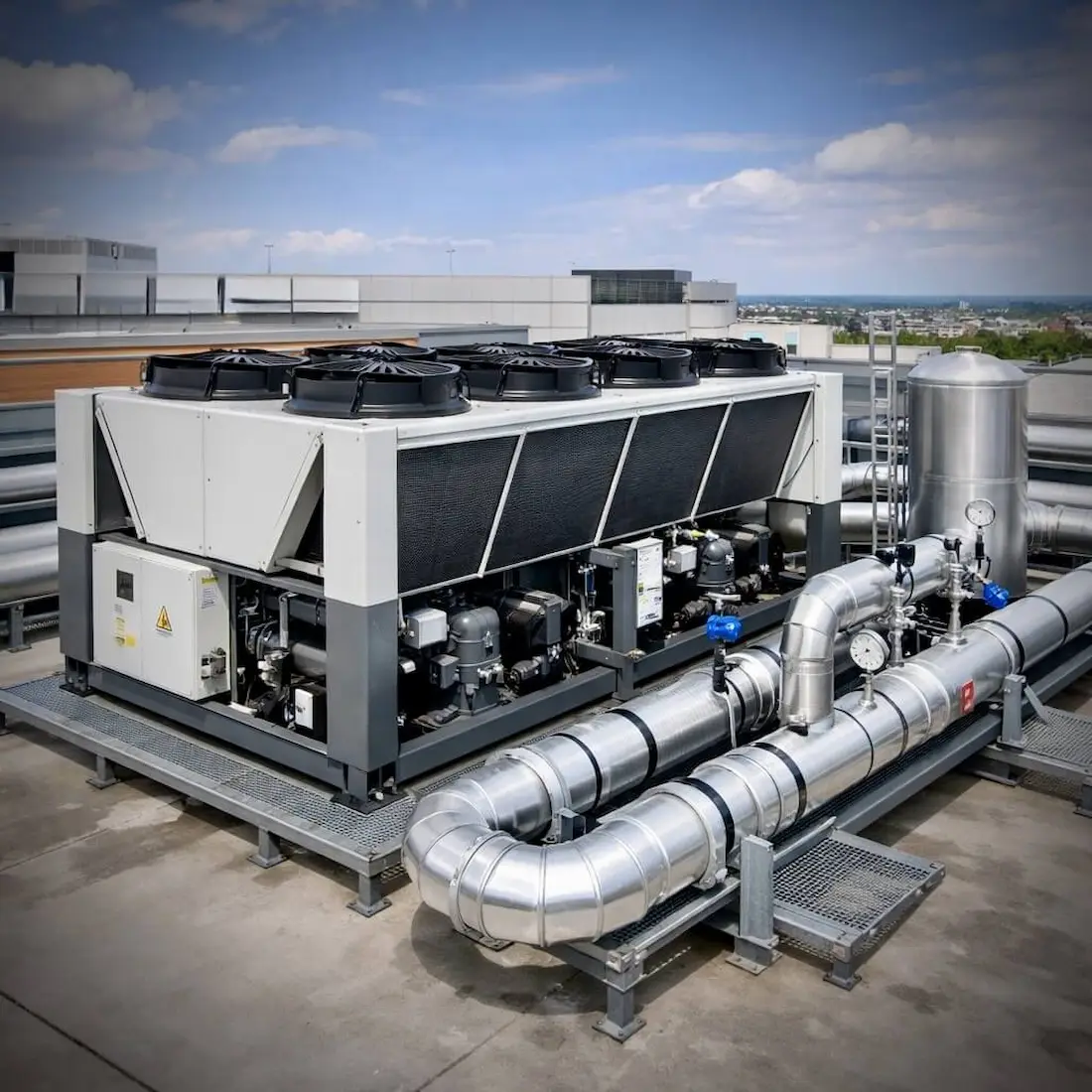 instalacja wody lodowej